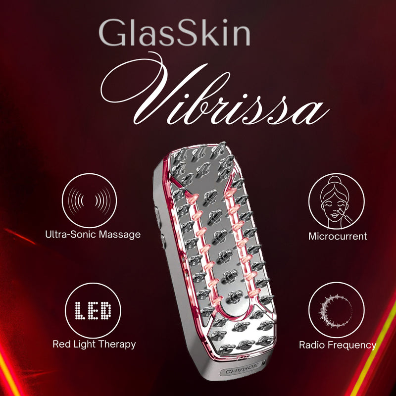 GlasSkin Vibrissa Red Light LED Hair and Scalp Therapy Brookstone