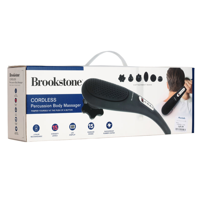 Brookstone Rechargeable Handheld Body Massager