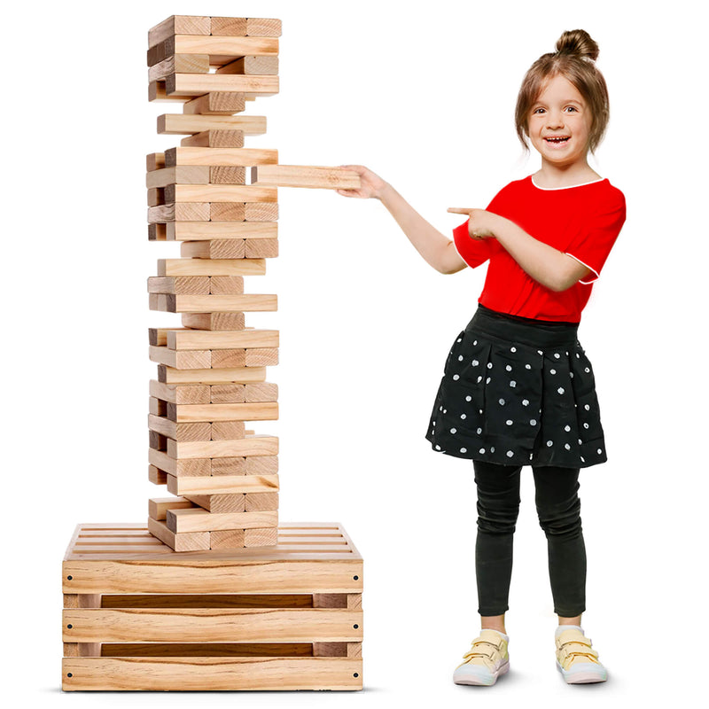 Gigante Jenga for Adults and Kids - Perfect for Parties