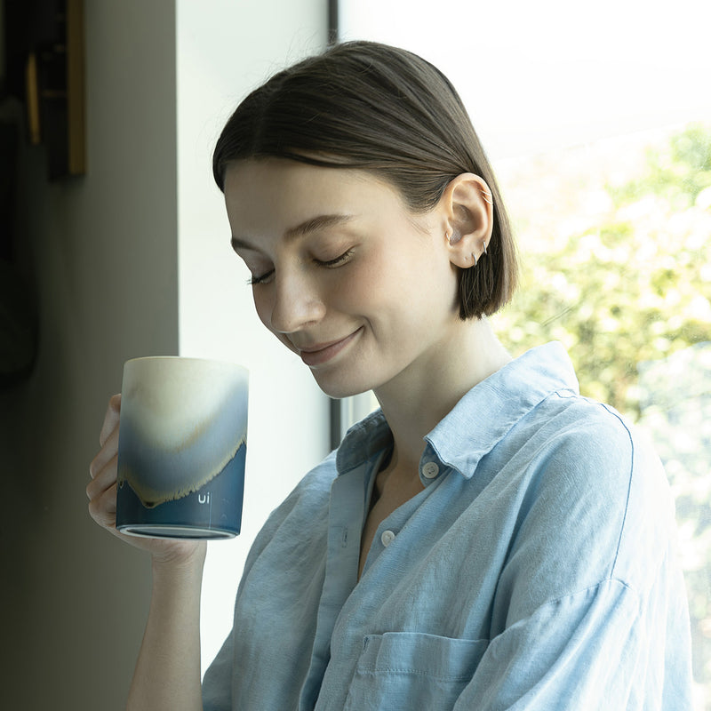 Brookstone Heated Coffee Mug with Car Plug Adapter (NEW)