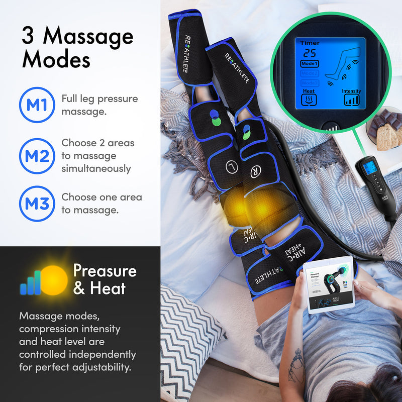 ReAthlete AirC Leg Massager | Brookstone