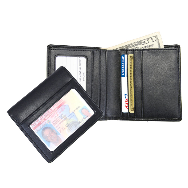 Royce Men s Double ID Bifold Wallet Brookstone