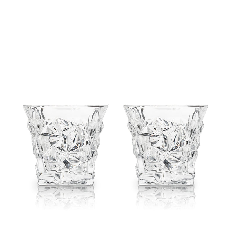 Minder In tegenspraak Noord Prism Crystal Whiskey Tumblers by Viski® | Brookstone