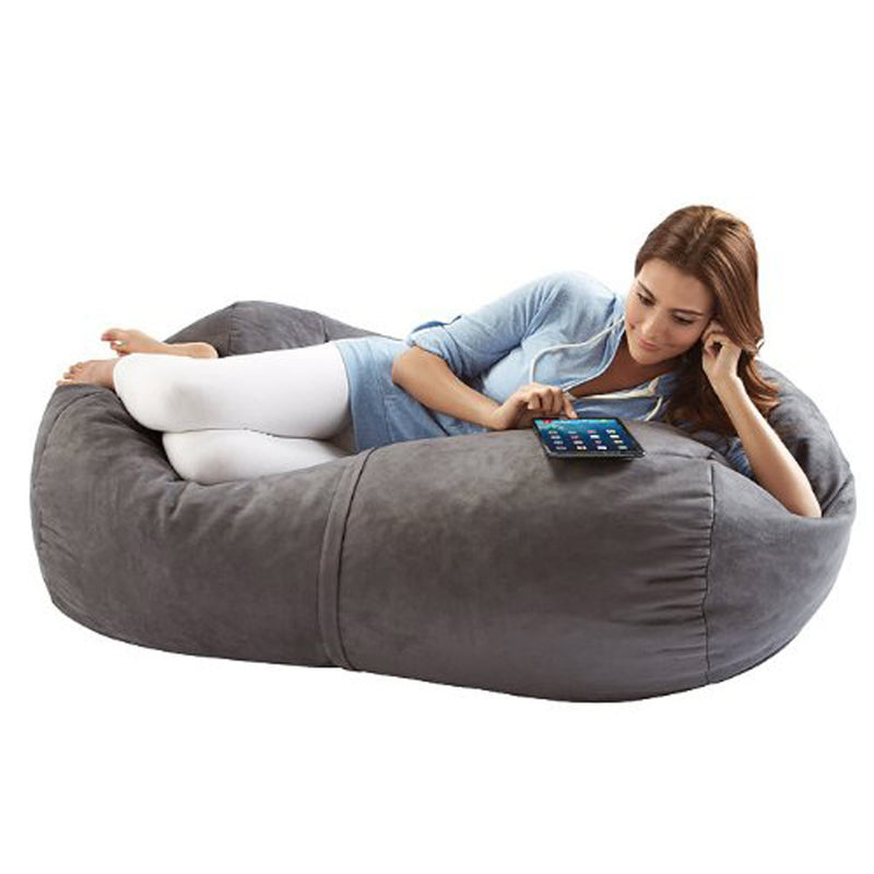 Jaxx 5.5 ft Pillow Saxx Bean Bag Pillow Charcoal