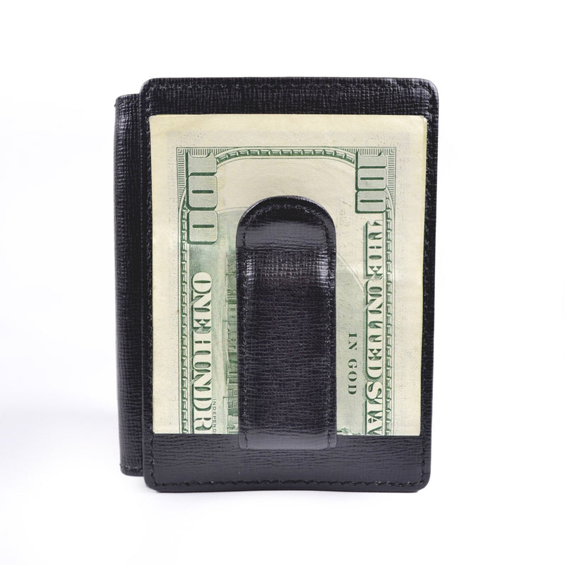 Royce Saffiano Money Clip ID Wallet