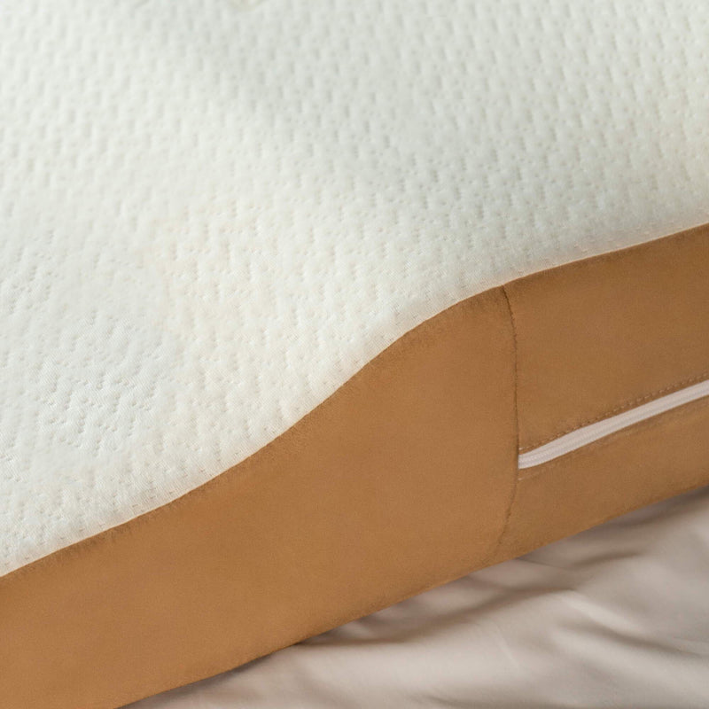 Avana Super Slant Half-Width Bed Wedge Pillow with Bamboo Cover