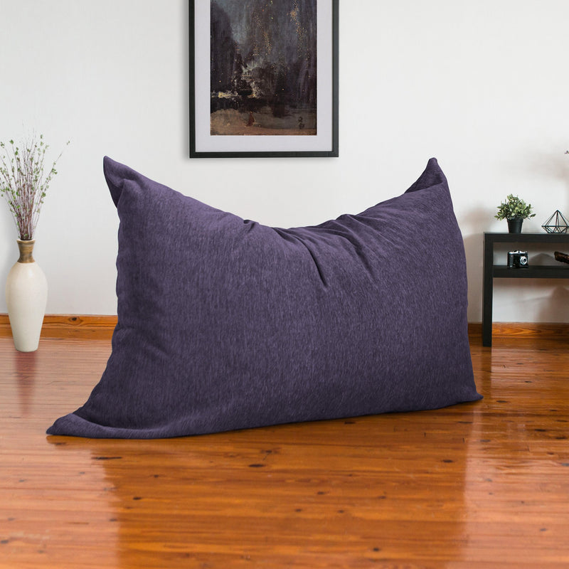 Jaxx 5.5 ft Pillow Saxx Bean Bag Pillow Charcoal