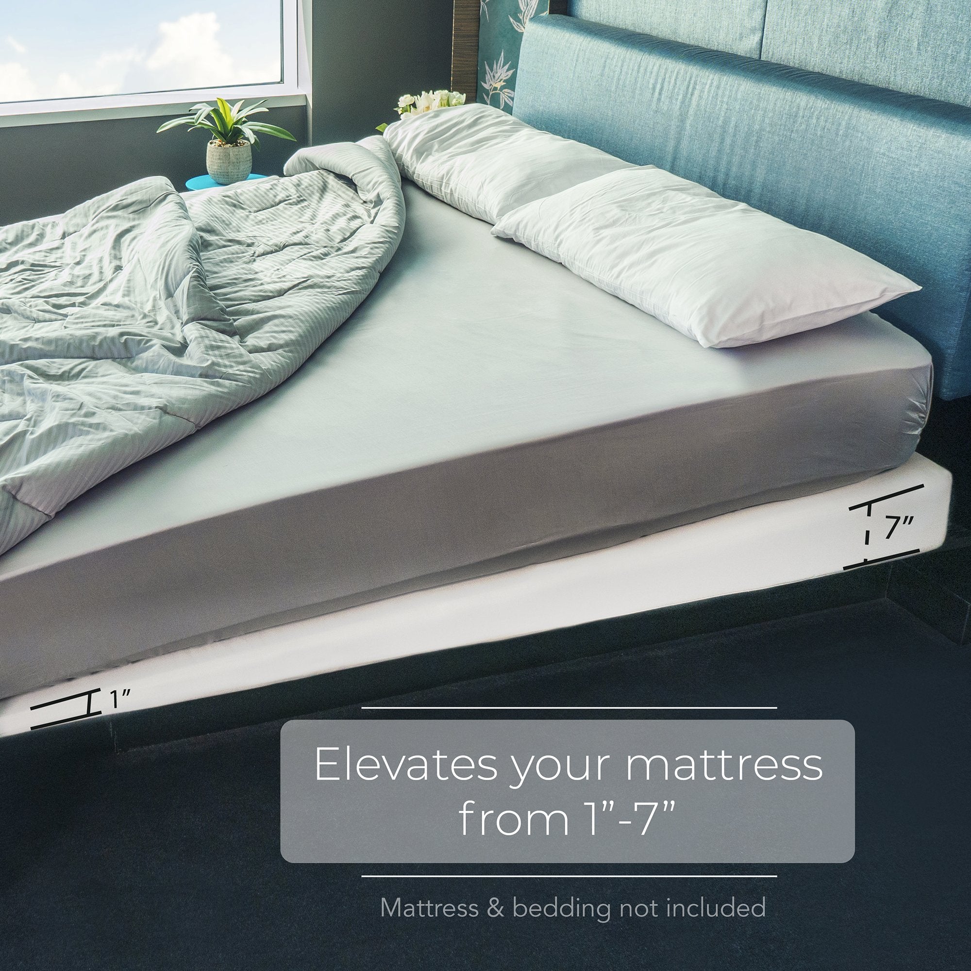 Avana Super Slant Giant Inclined Memory Foam Bed Wedge Mattress