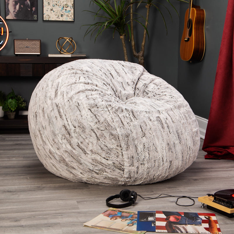 Saxx 5' Faux Fur Bean Bag