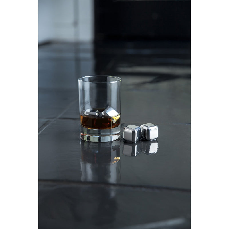 Viski Glacier Rocks Stainless Steel Whisky Sphere | James Anthony Collection