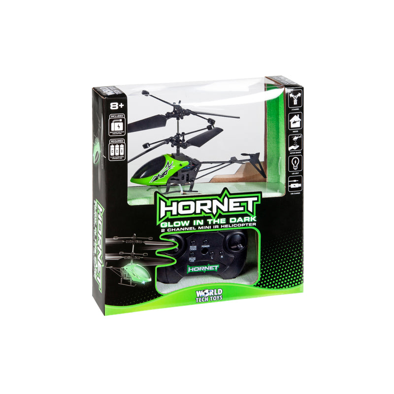 Hornet Glow In The Dark 2ch Ir Helicopter Brookstone