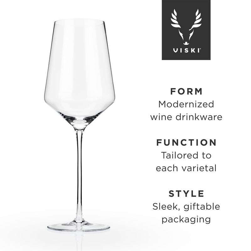 Viski Wine Glass & Corkscrew Gift Box