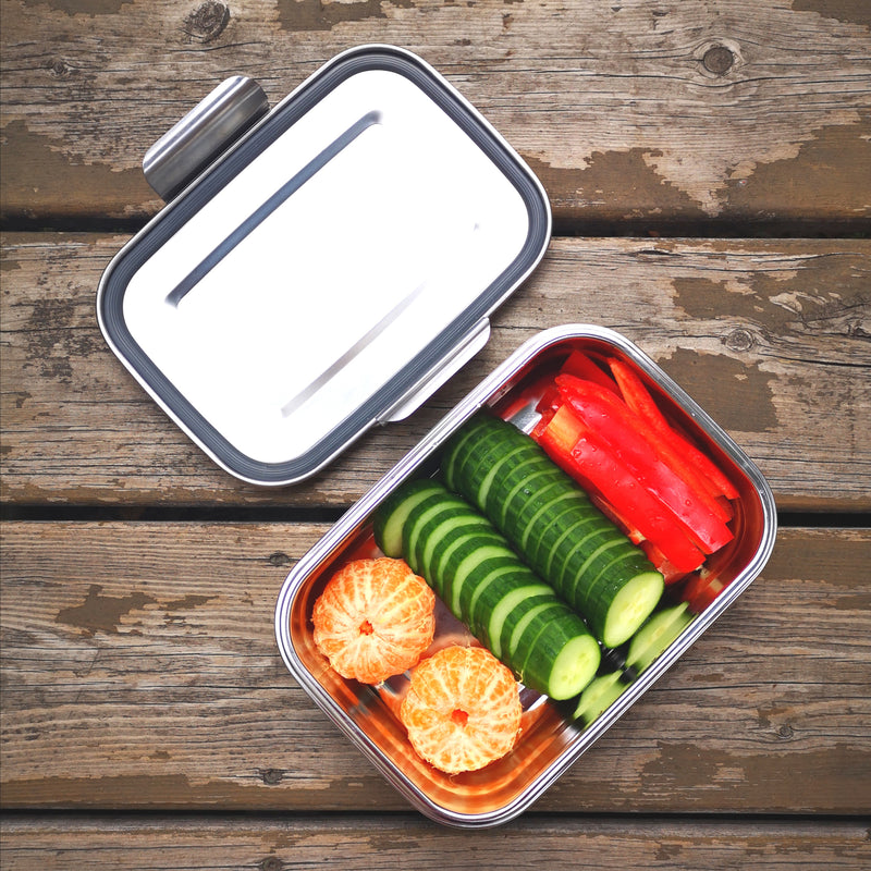 Bento Lunch Box, Stainless Steel