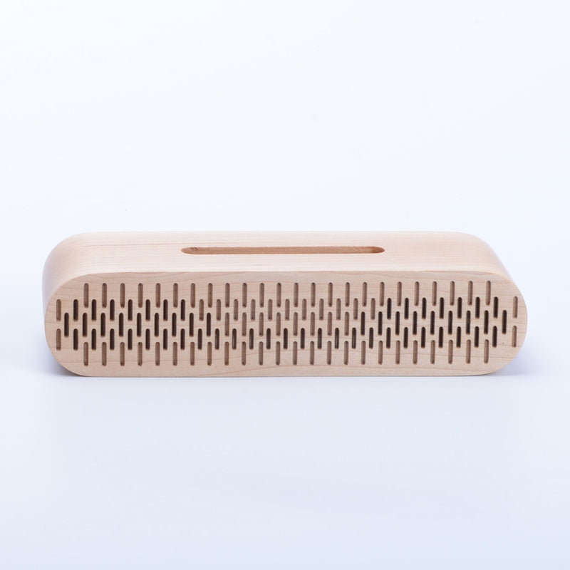 The Decent Living Solid Wood Amplifier Speaker Brookstone