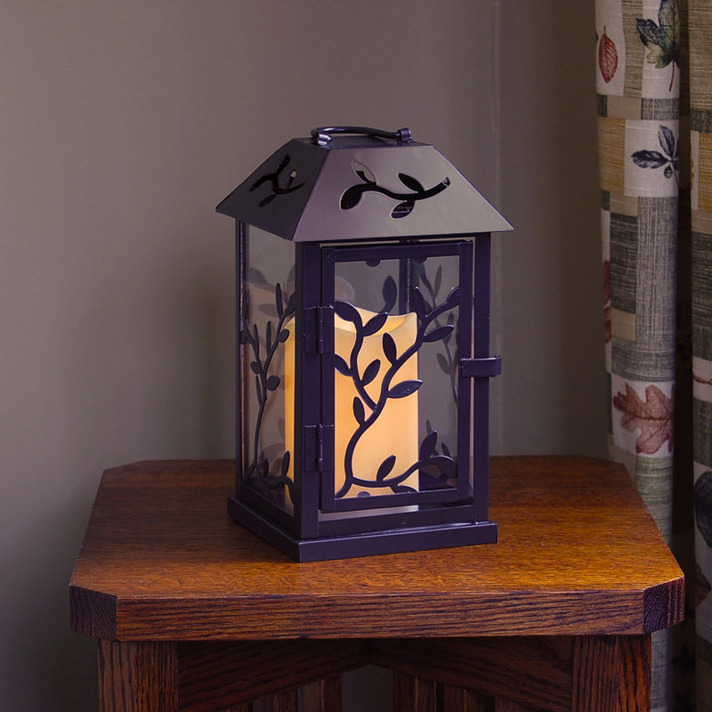 Candle lantern - Battery operated lantern with timer