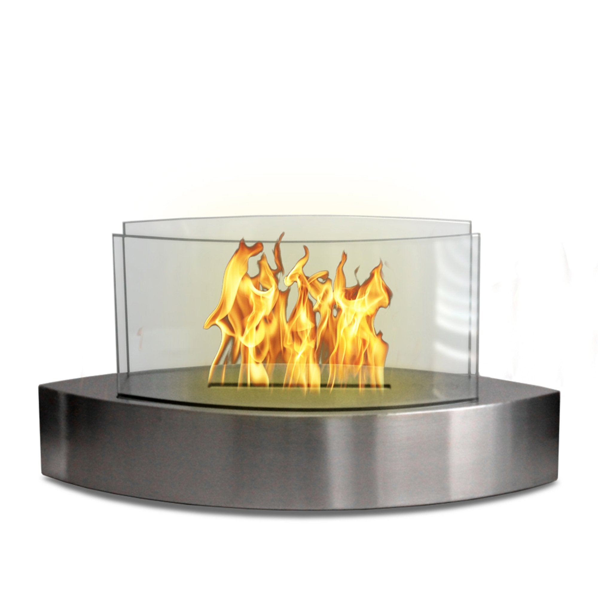 Lexington Table Top BioEthanol Fireplace in Stainless Steel