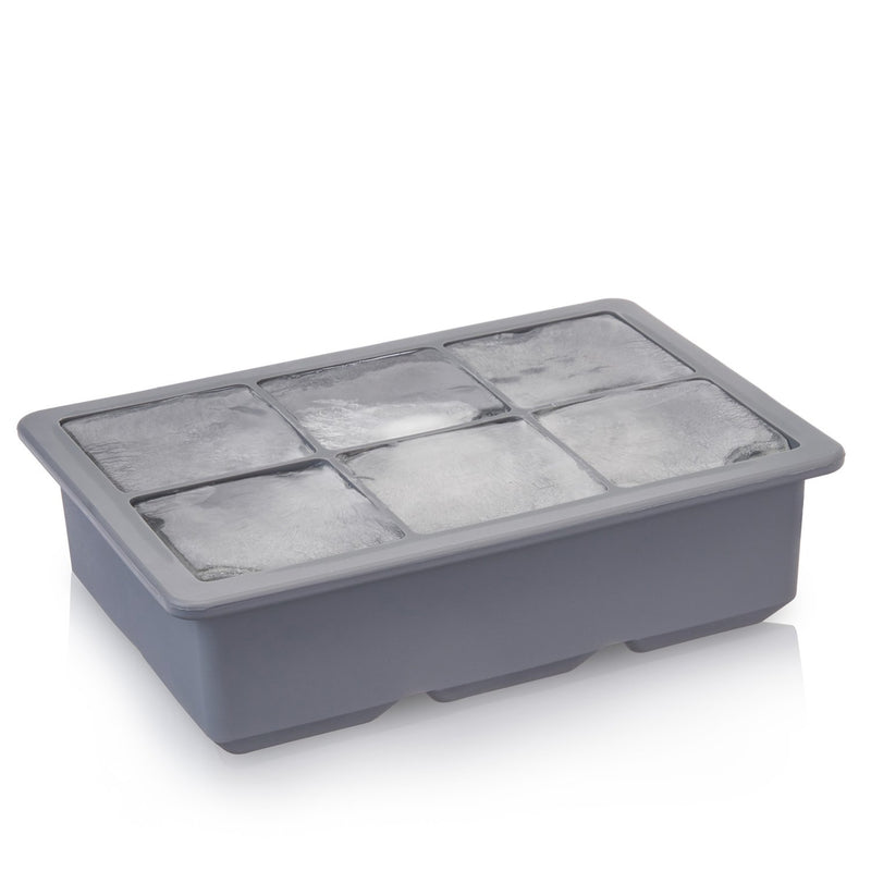 Ice Cube Tray, 3 Pcs Silicone Ice Cube Tray With Splash Proof Lids