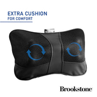  Brookstone Shiatsu Back, Neck and Shoulder Massager with Heat, Deep Kneading