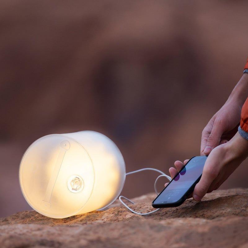 Luci Base Solar Inflatable Lantern Power Bank Brookstone