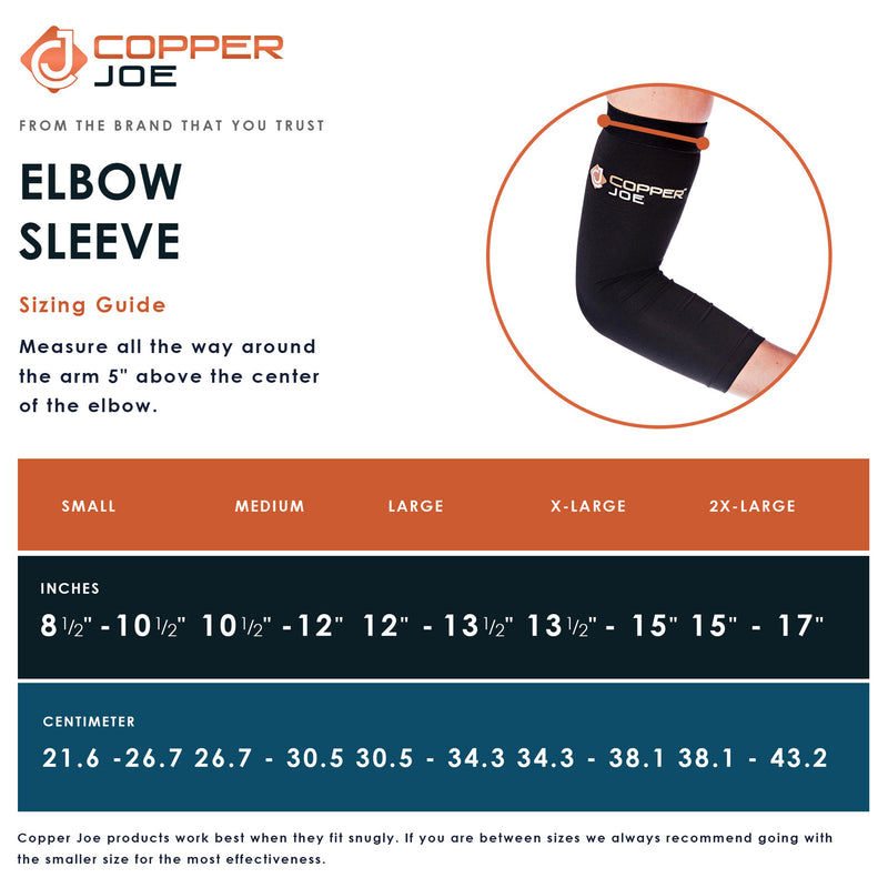 Copper Joe Full Leg Compression Sleeve - Ultimate Copper Infused