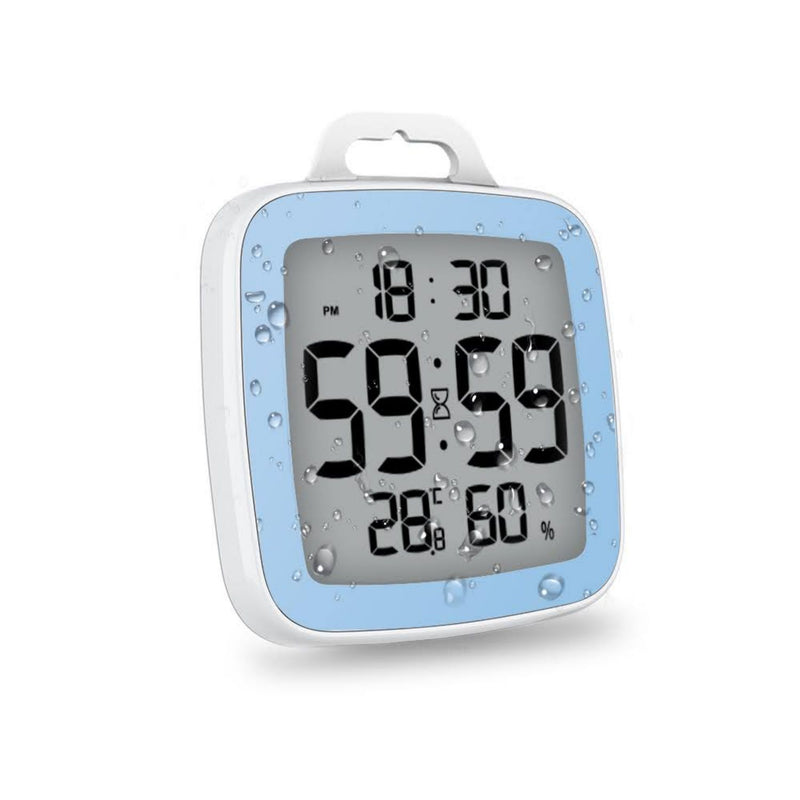 Baldr Bathroom Clock LCD Waterproof Shower