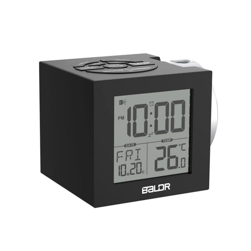 BALDR Projection Alarm Clock With Backlight Brookstone