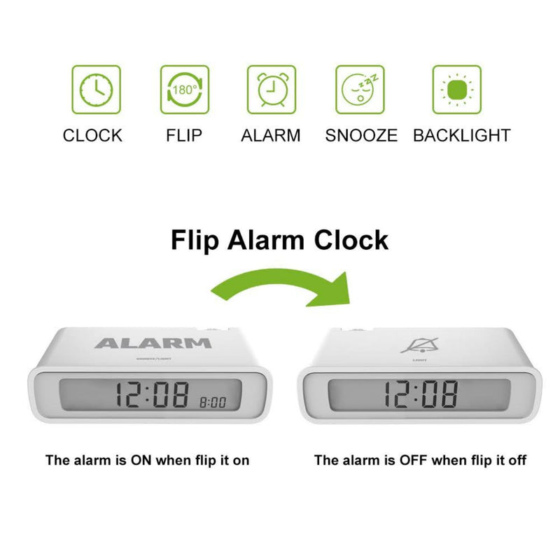 BALDR Flip Alarm Clock Brookstone