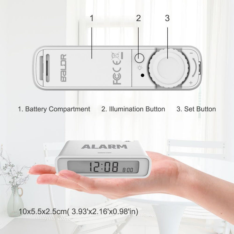 BALDR Flip Alarm Clock Brookstone