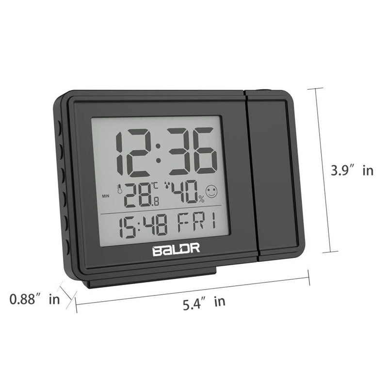 BALDR Projection Alarm Clock Brookstone