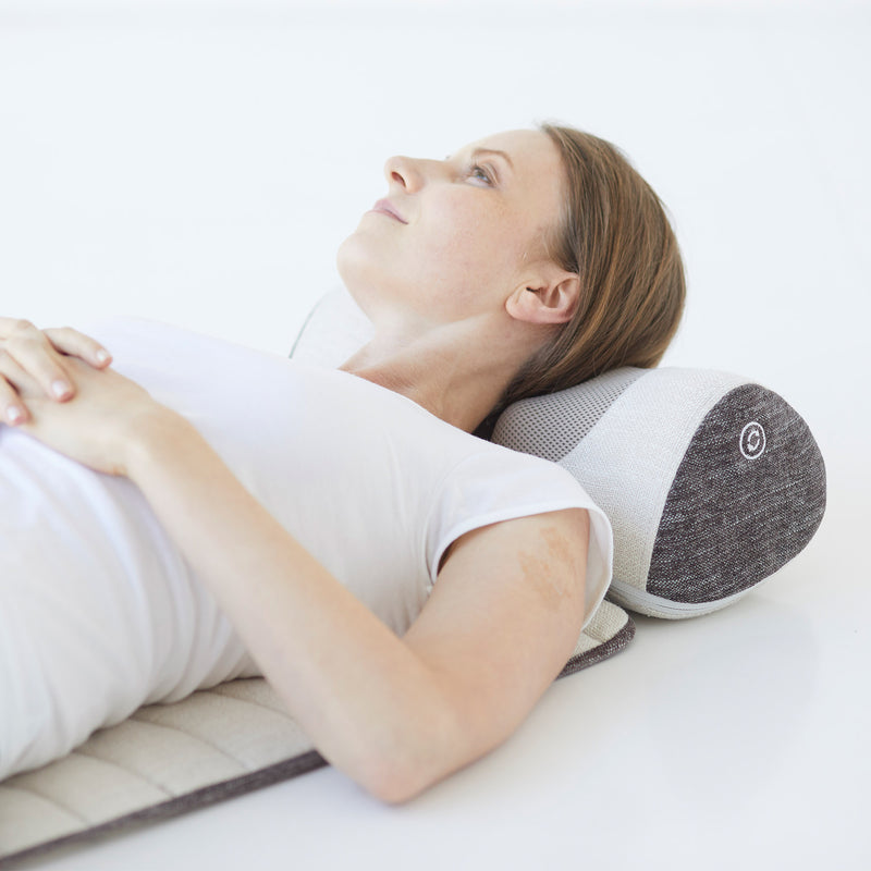 Corron Premium Roll Up Lumbar Heat Massage Cushion