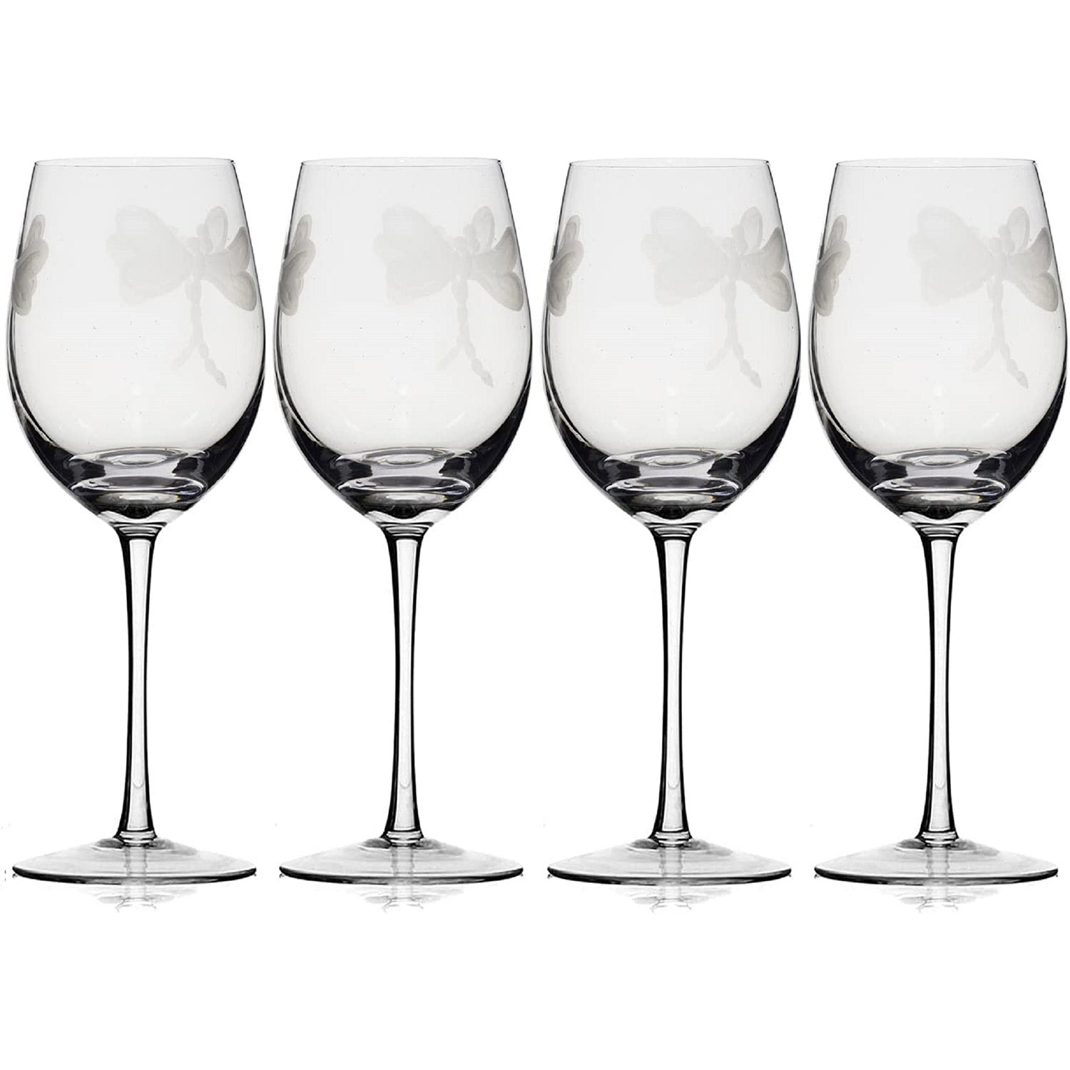 Iridescent Luster Large Radiance Wine Glasses In An Elegant Gift