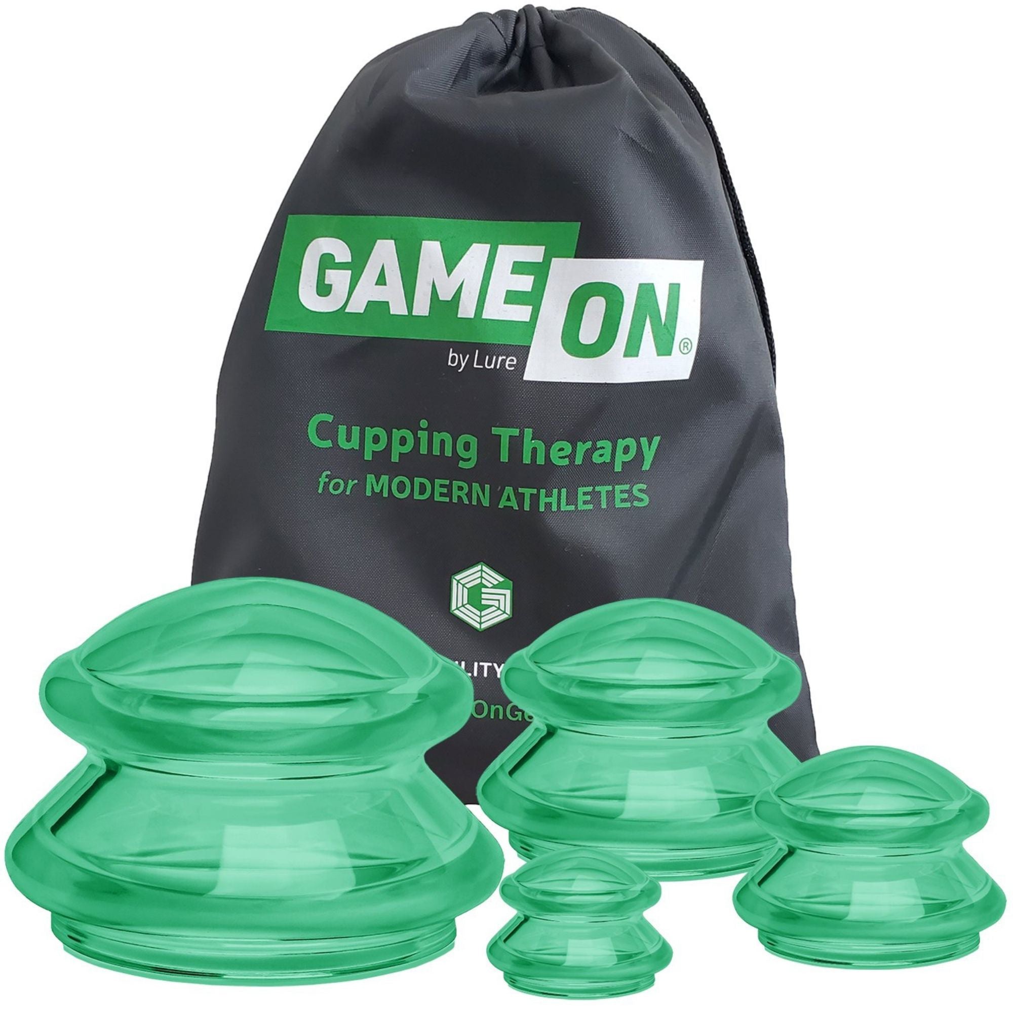 GameOnGear Edge-X Cupping Set, 8 Cups in Green Brookstone