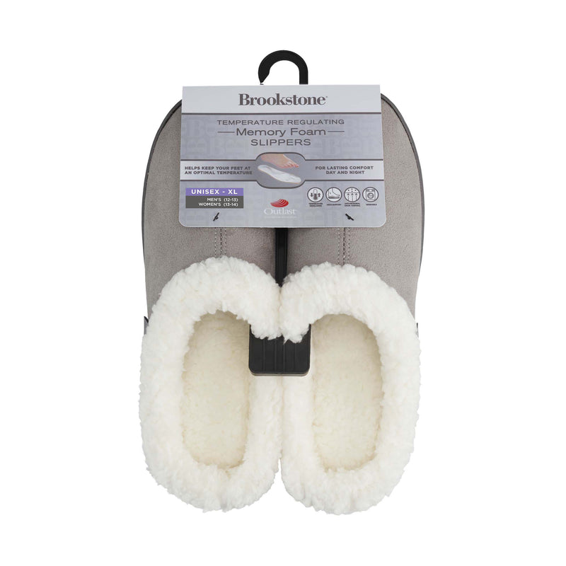 brookstone memory foam slippers