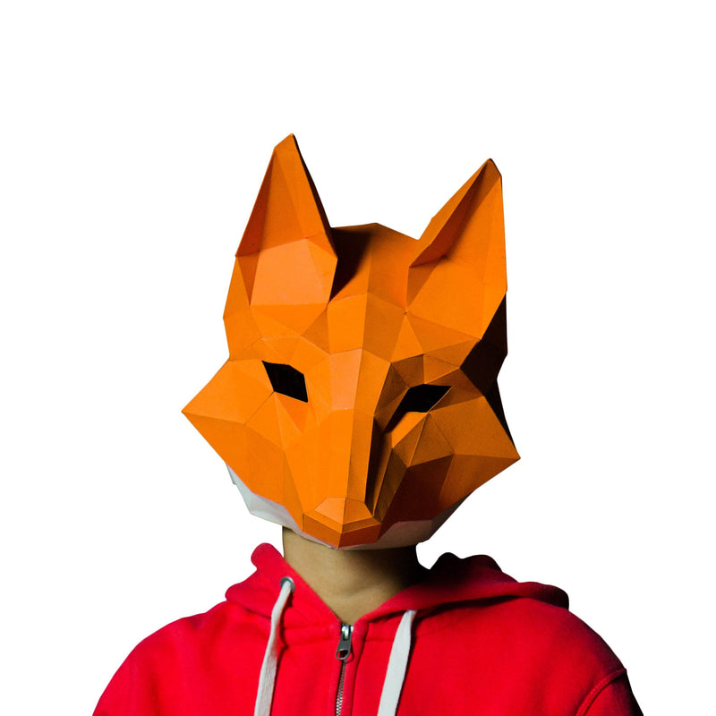 Fox 3D Papercraft Mask