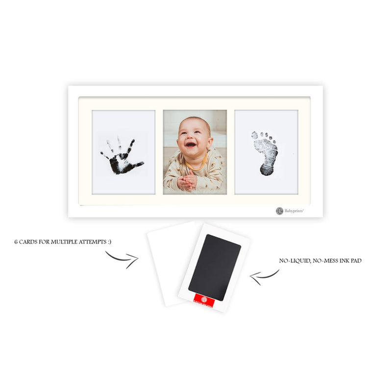 Premium No-Mess Ink Baby Footprint & Handprint Ink Pad – Up