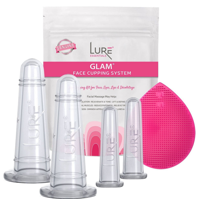 Lure Essentials Glam Face Cupping Set - Clear