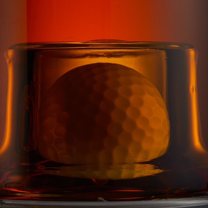 Golf theme Whiskey Decanter & Golf Ball Shaped Whiskey Glass Set - Infused  Barware