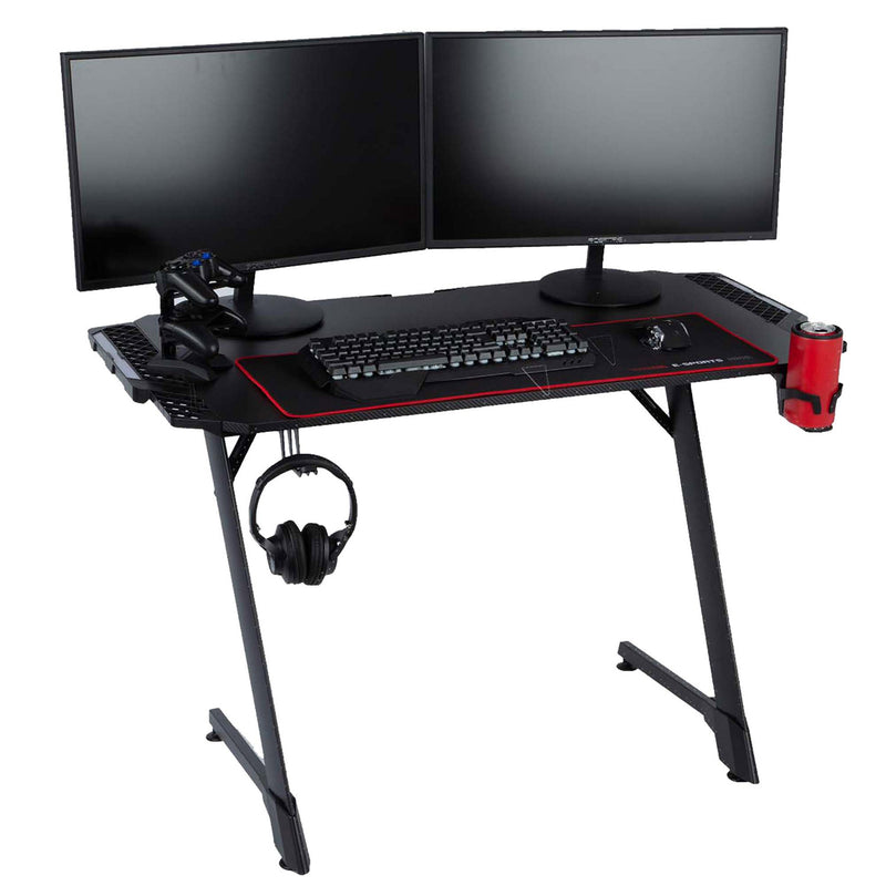 Highmore Aggro 55 LED Gaming Desk Black HM-GD009-001 - Best Buy