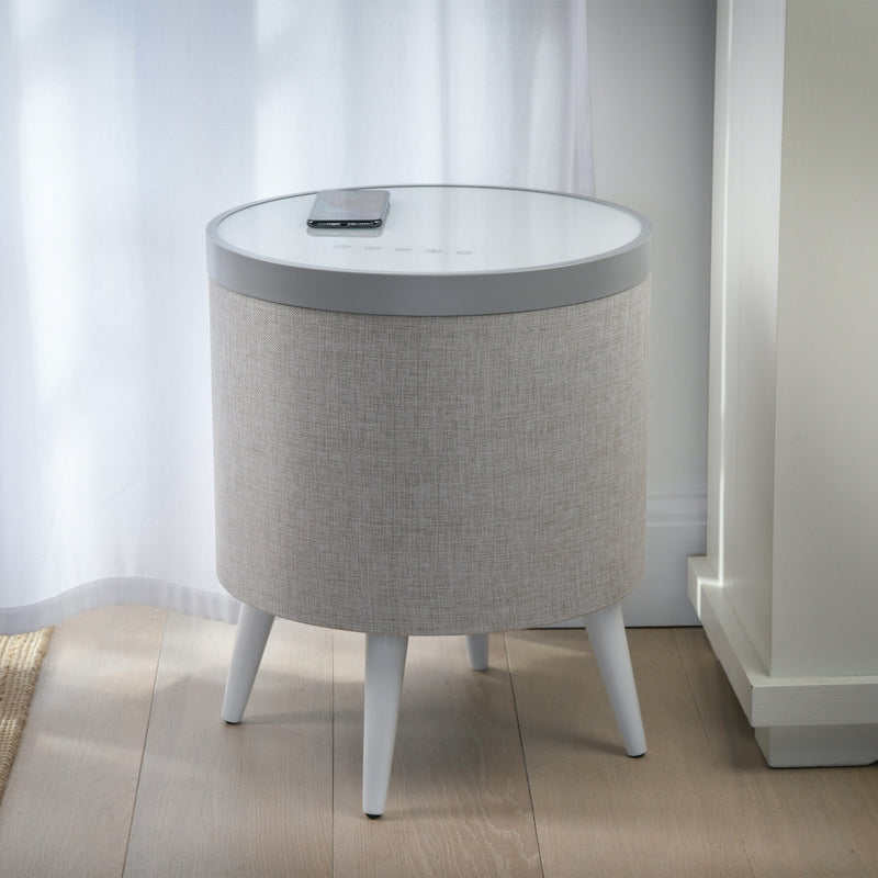 Koble Zain Smart Side Table with 360 Bluetooth Speaker and