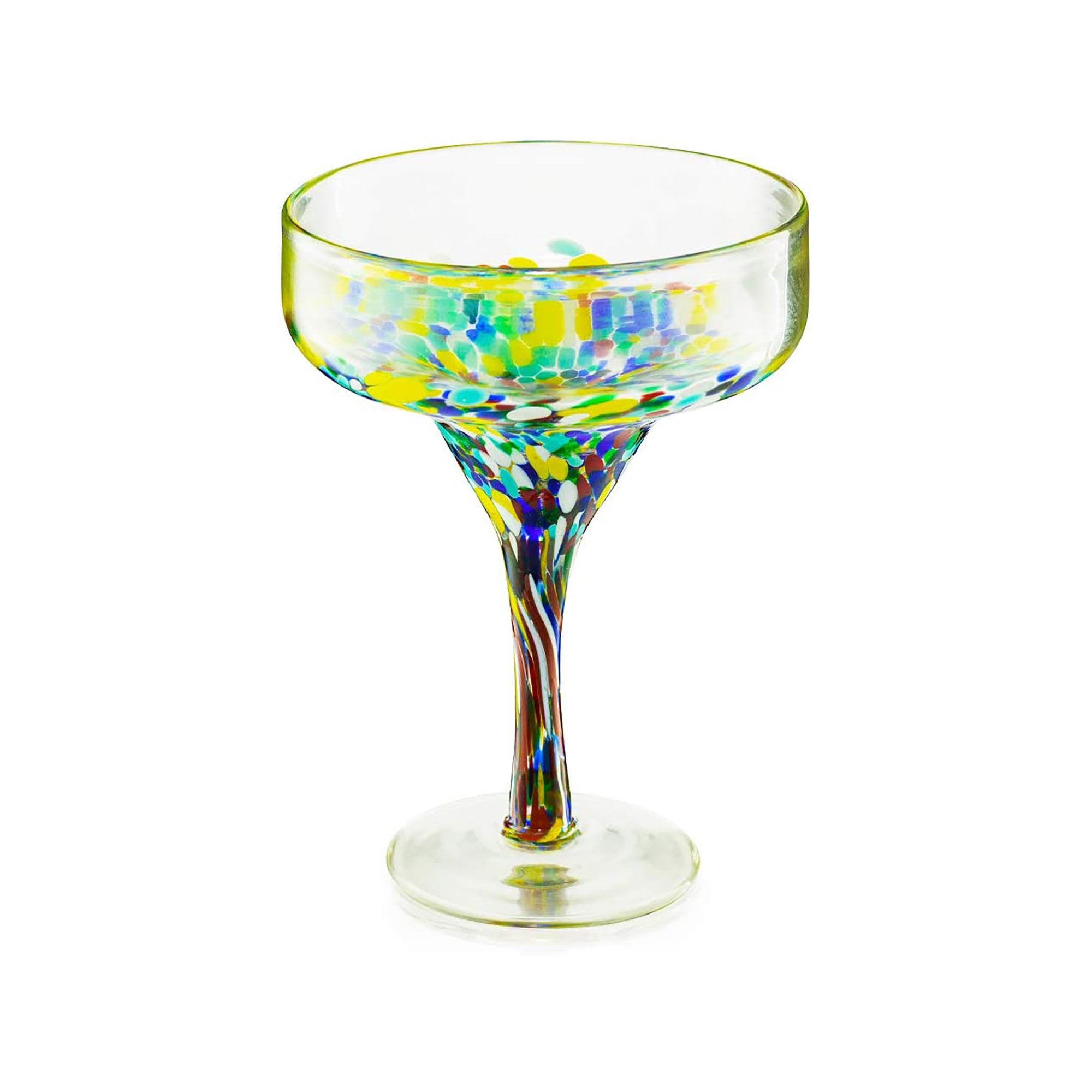 Mexican Design Hand Blown Margarita Glass Set Of 4 Luxury Hand Blown C Brookstone