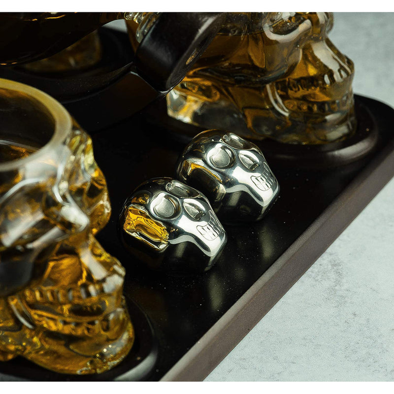 This 3D Skull Ice Cube Tray Is Ideal For Halloween-Themed Drinks