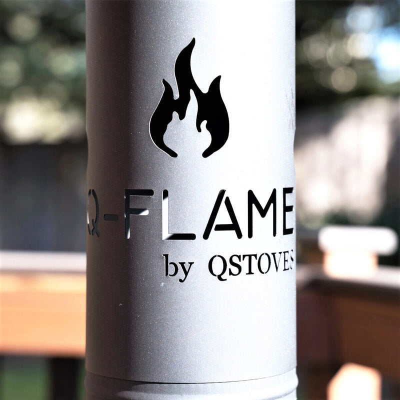 Q-Flame 106,000 BTU Wood Pellet Outdoor Heater