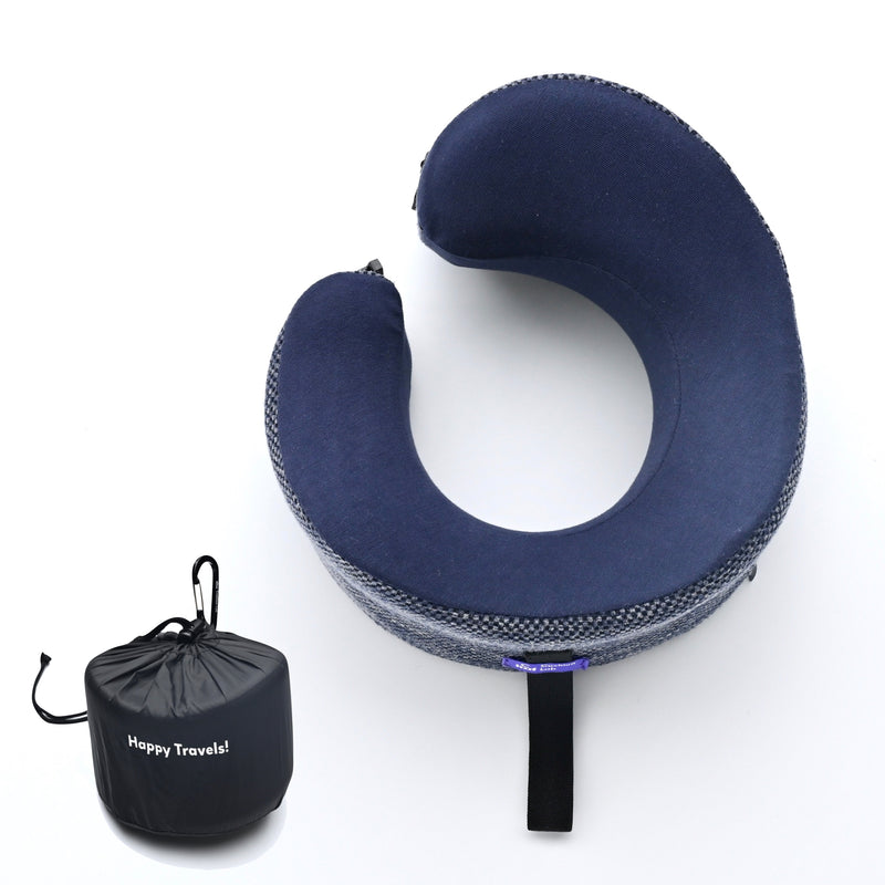 Sleep Yoga Go Memory Foam Oversized Seat Cushion Blue