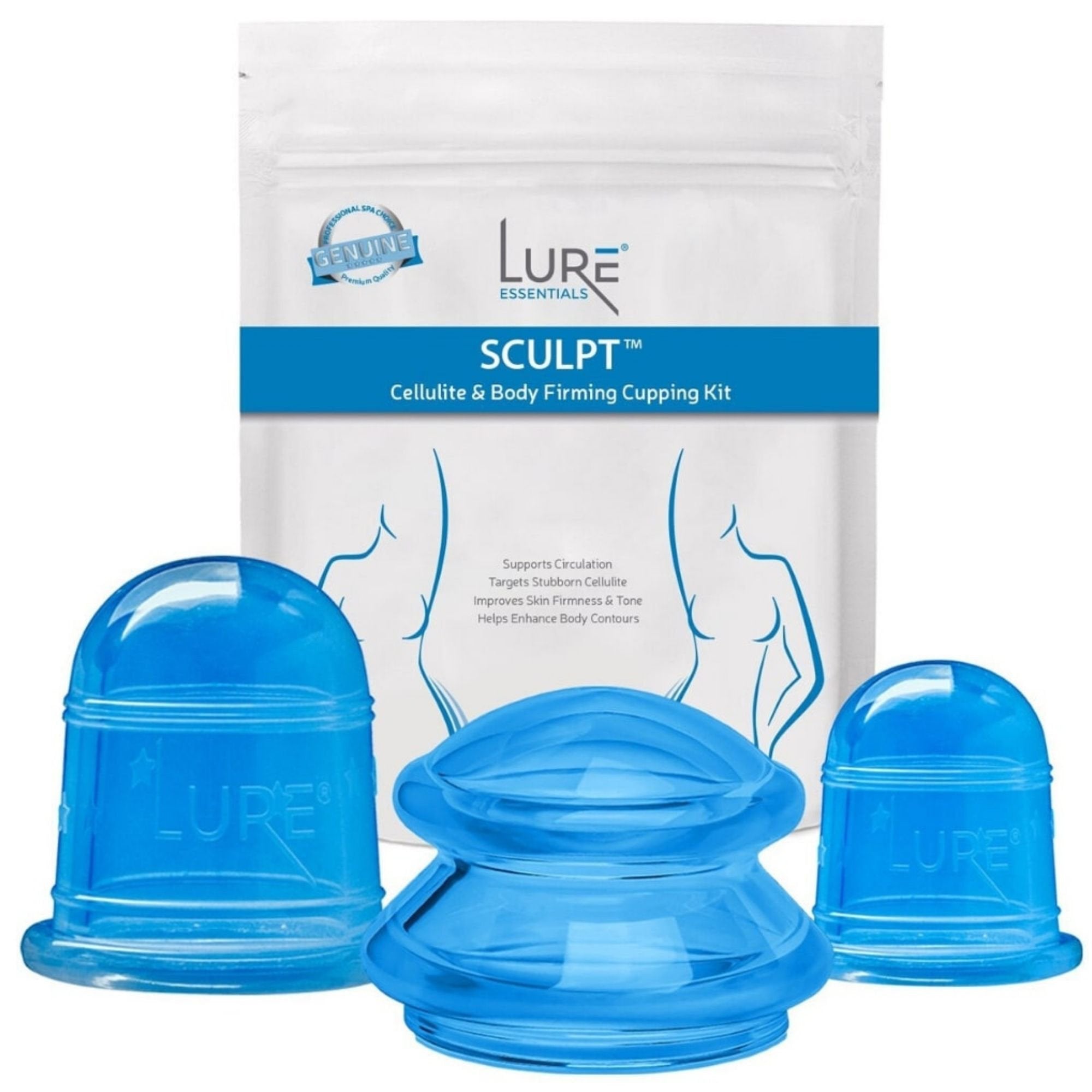 GLAM Face Cupping Set - Clear
