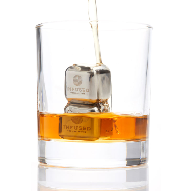 Aberdeen Oak Whiskey Stones Set - Whiskey Rocks Chilling Stones