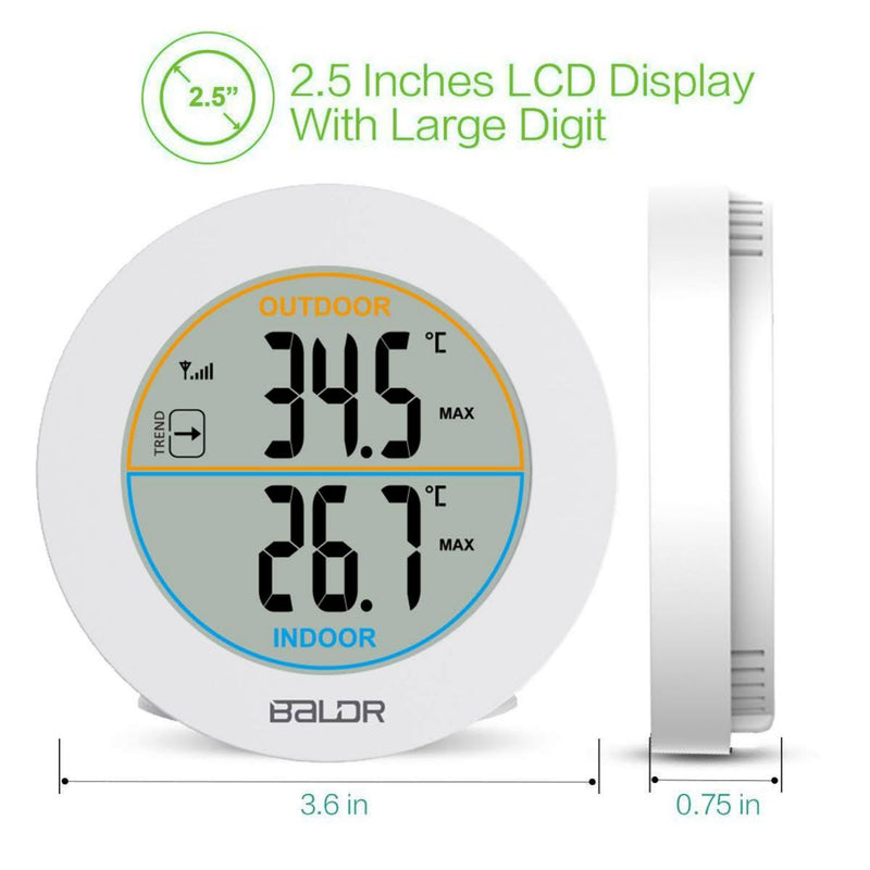 Baldr Wireless Indoor & Outdoor Thermometer