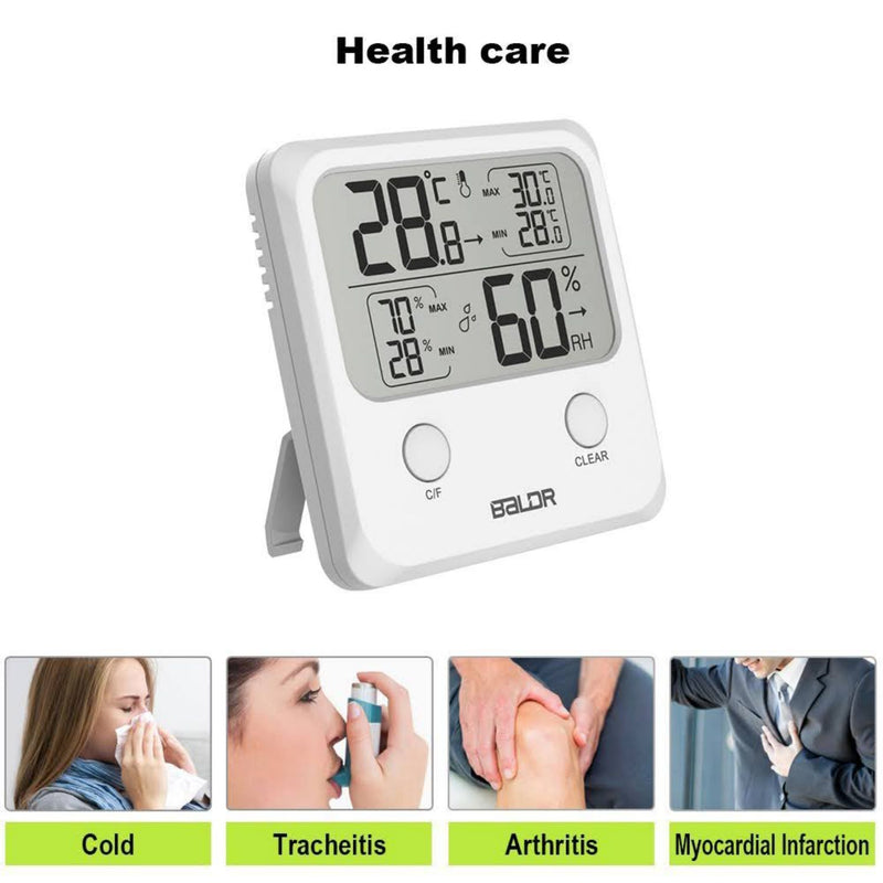 Digital Mini Thermometer/Hygrometer Indoor - BALDR Electronic