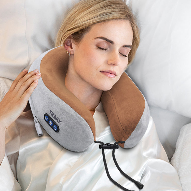 Electric Neck Massage Pillow Chiropractic Heated Neck Massager