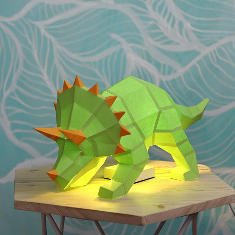 Papercraft Chameleon Papercraft Sculpture DIY PRE-CUT Kits Origami 3D Paper  Craft 