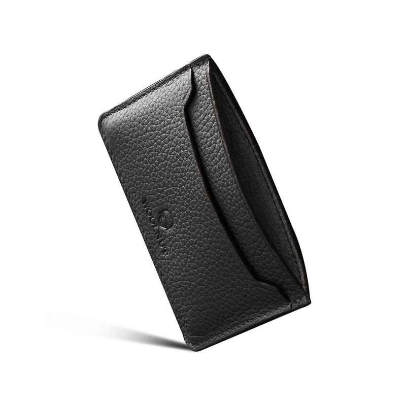 Black Saffiano Leather Playing Cards Set